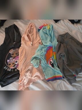 Bundle of Hoodies and Sweater Girls Size 8/10